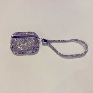 FREE WITH PURCHASE! Blingy AirPod/Earbud Wristlet Case